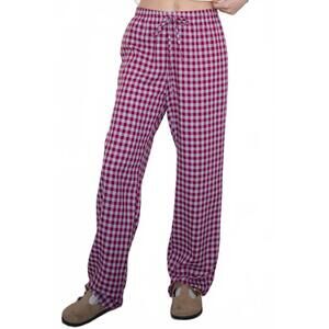 NEW THINGS BETWEEN bowie gingham pants in raspberry